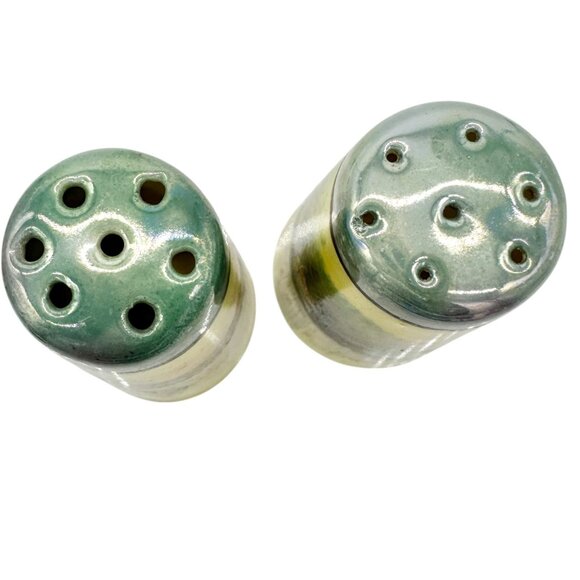 Japanese Condiment 6 pc Set Hand-Painted Tray Jar Spoon Salt Pepper Shakers - Picture 11 of 16